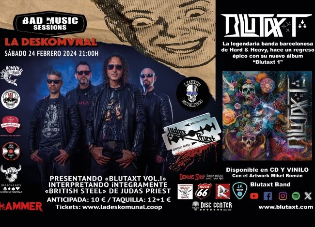 Blutaxt interpretará íntegramente «British Steel» de Judas Priest y el álbum «Blutaxt 1»