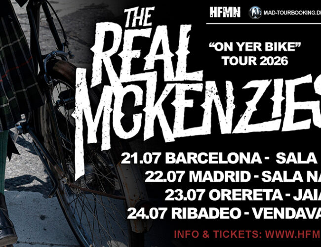 The Real McKenzies regresarán a España en julio con su gira “On Yer Bike” 2026