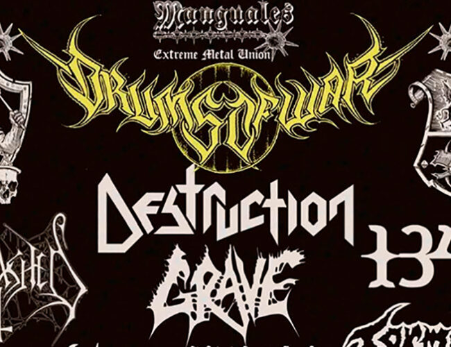Noticias: Drums Of War 2026 – Raven – Vicious Rumors – Plaguestorm