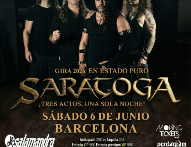 Barcelona: Saratoga (GIRA 2026 «EN ESTADO PURO»)