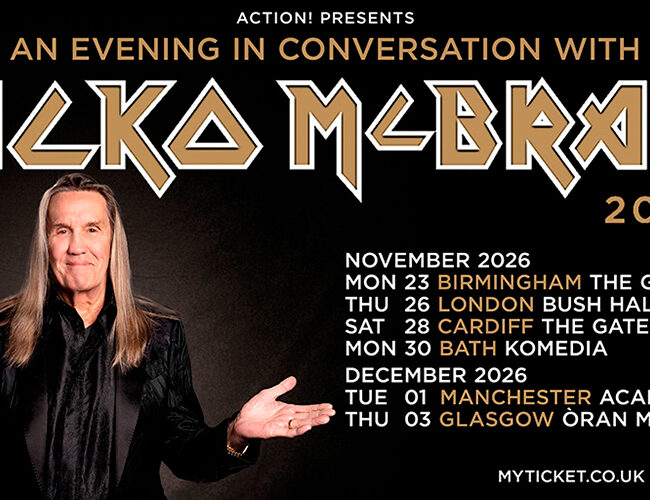 Nicko McBrain llevará sus memorias a los escenarios