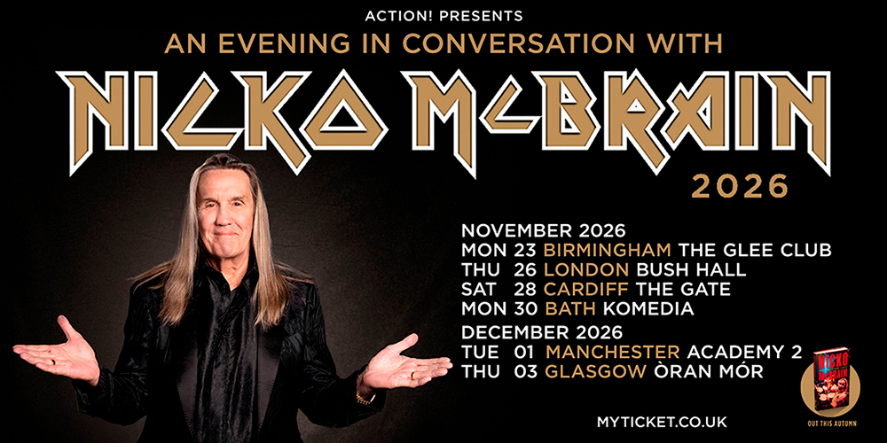 Nicko McBrain llevará sus memorias a los escenarios
