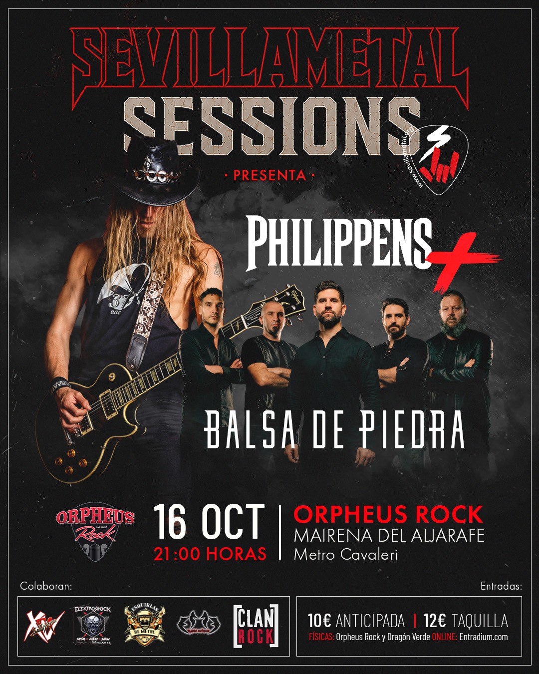 SevillaMetal Sessions: PHILIPPENS + BALSA DE PIEDRA