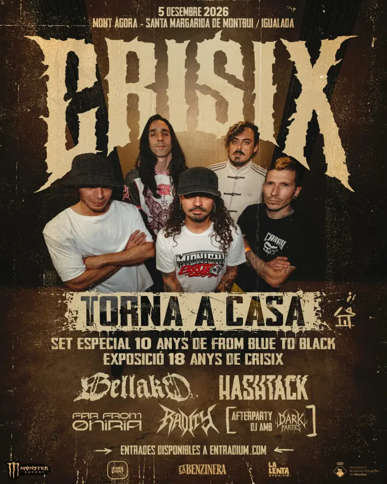 Crisix «torna a casa»: moshpit, nostalgia y más de 10 horas de tralla en Montbui